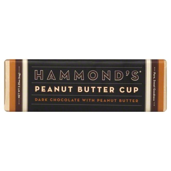 slide 1 of 5, Hammond's Dark Chocolate, With Peanut Butter, Peanut Butter Cup, 2.25 oz