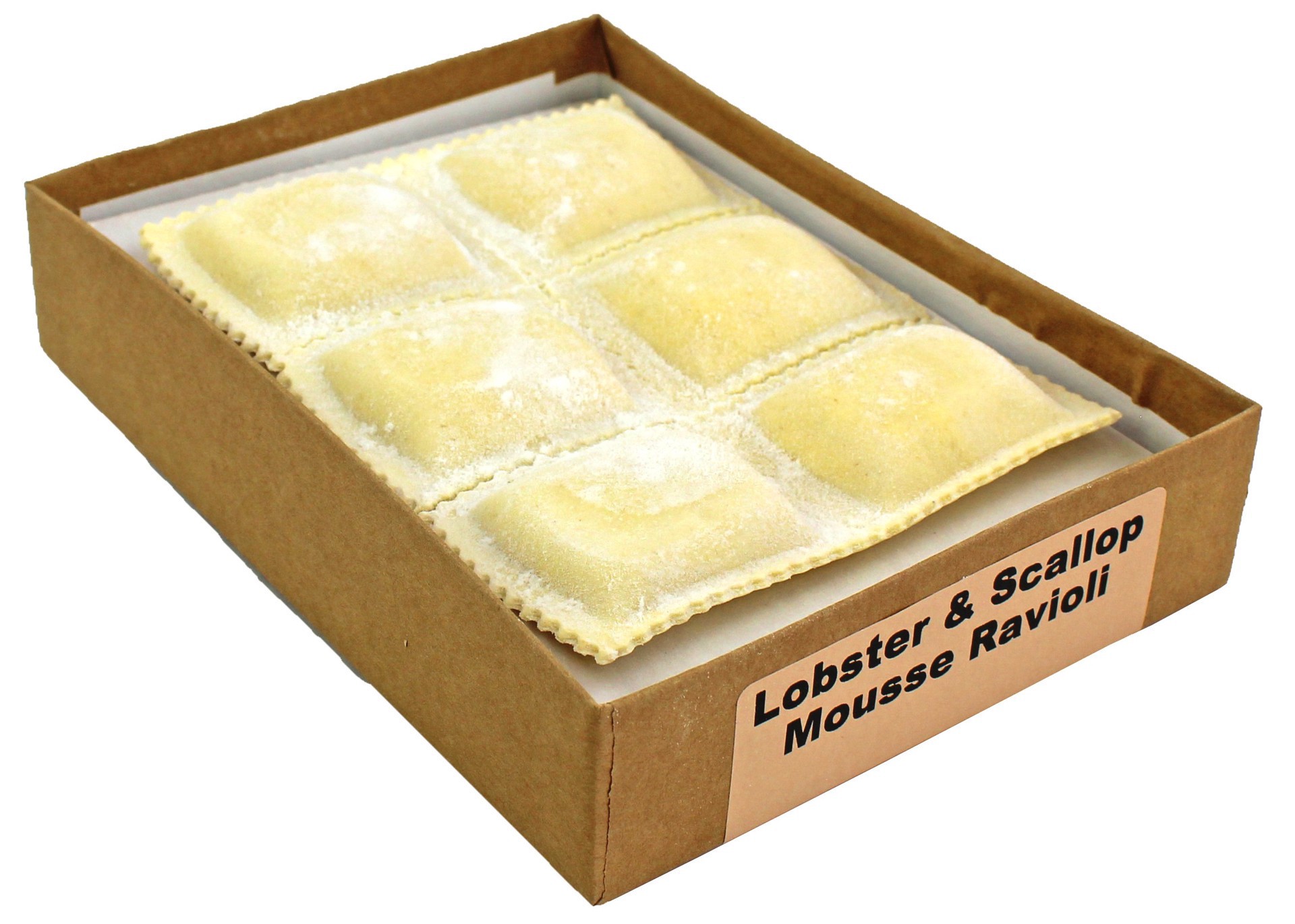 slide 1 of 1, Eat Real Ravioli - Lobster Scallop Mousse, 12 oz