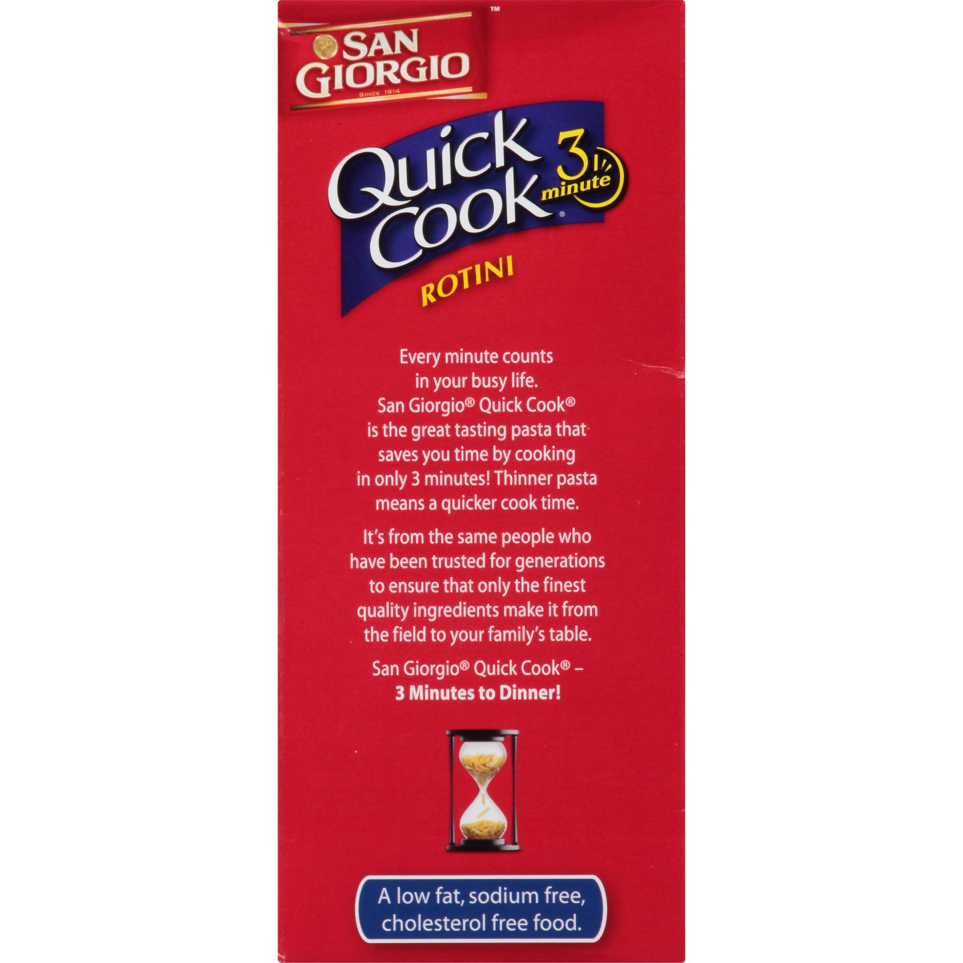 slide 5 of 8, San Giorgio Quick Cook Rotini Enriched Macaroni Product, 16 oz