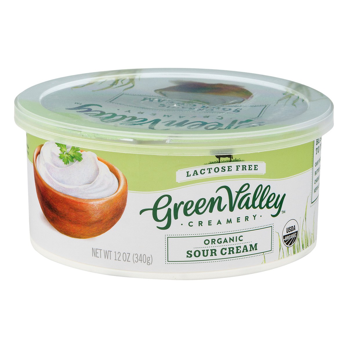 slide 6 of 12, Green Valley Creamery Lactose Free Organic Sour Cream 12 oz, 12 oz