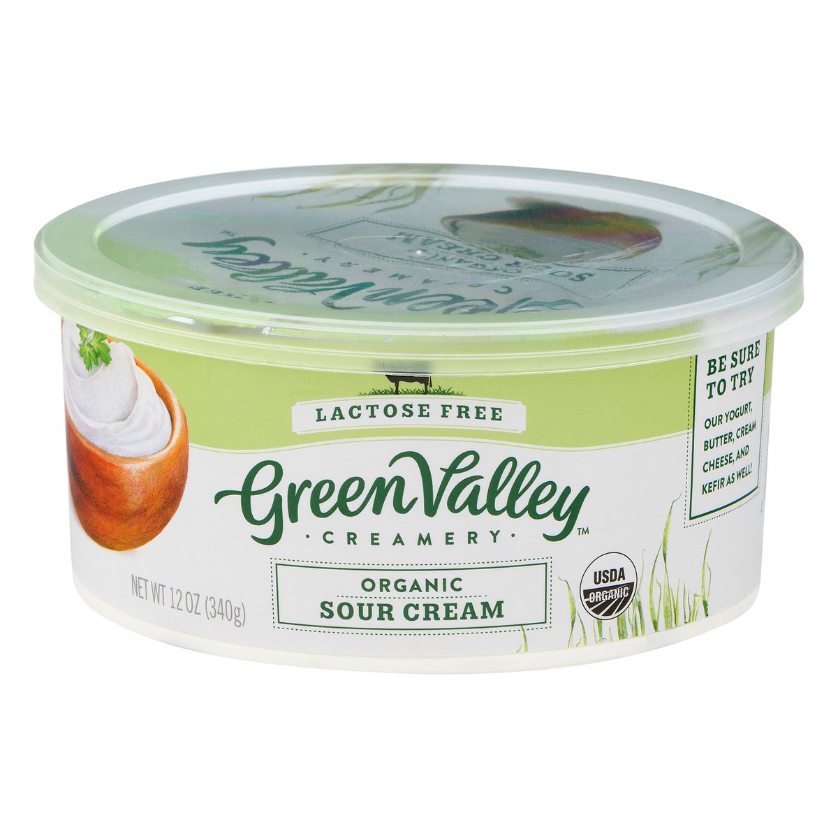 slide 5 of 12, Green Valley Creamery Lactose Free Organic Sour Cream 12 oz, 12 oz