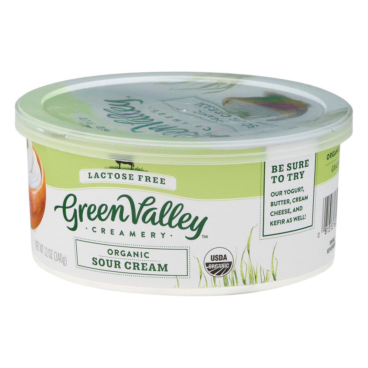 slide 11 of 12, Green Valley Creamery Lactose Free Organic Sour Cream 12 oz, 12 oz