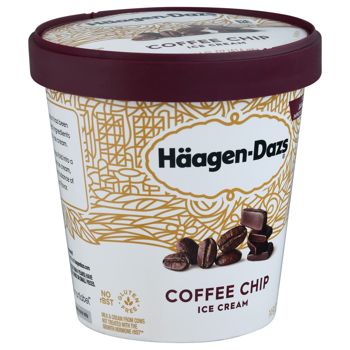 slide 2 of 9, Häagen-Dazs Coffee Chip Ice Cream 14 fl oz, 14 fl oz