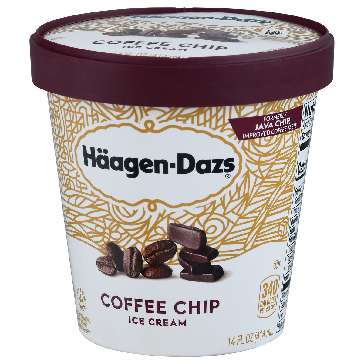 slide 3 of 9, Häagen-Dazs Coffee Chip Ice Cream 14 fl oz, 14 fl oz