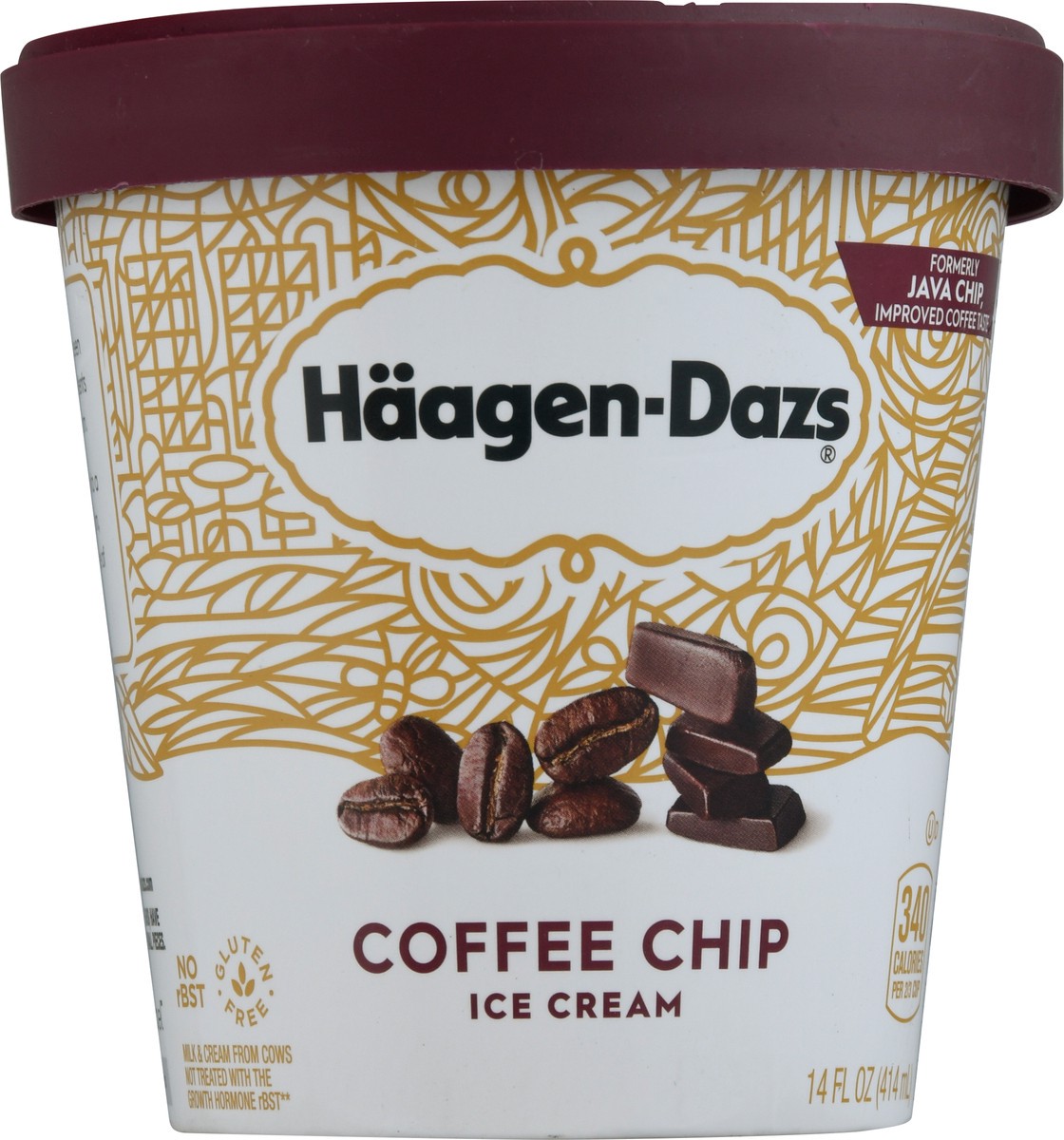 slide 6 of 9, Häagen-Dazs Coffee Chip Ice Cream 14 fl oz, 14 fl oz