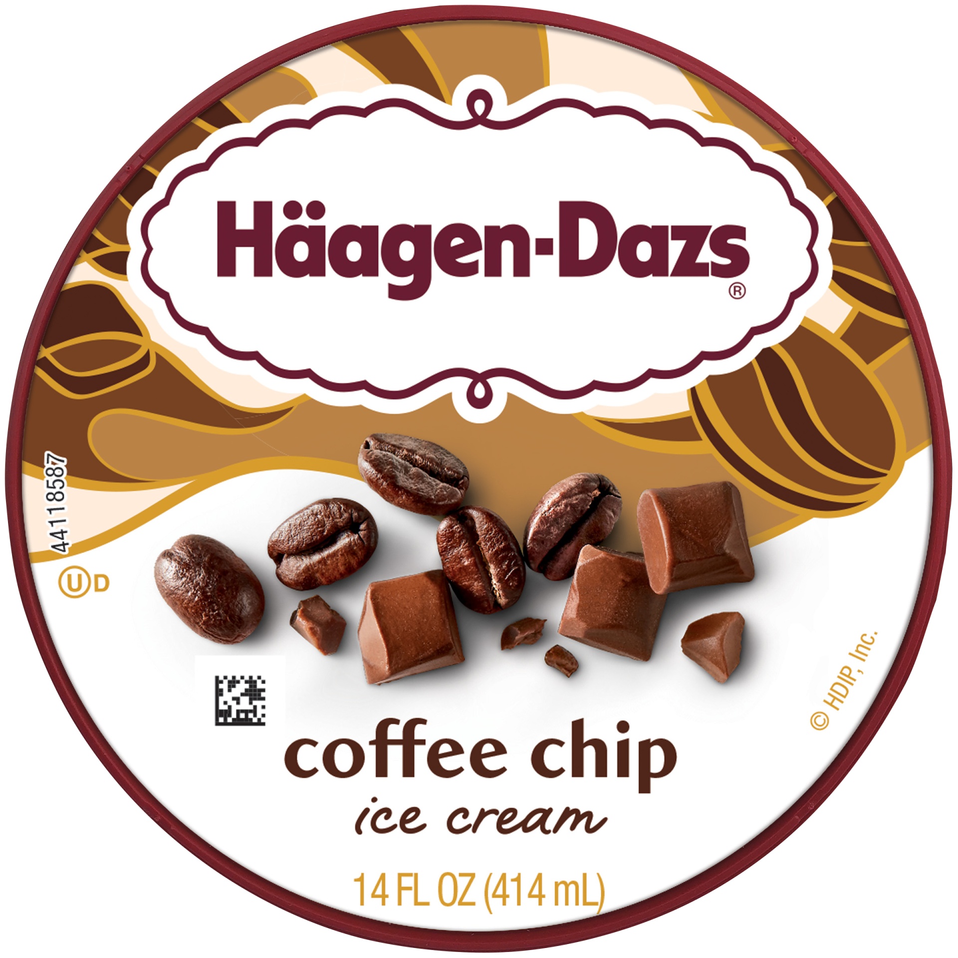 slide 7 of 7, Haagen-Dazs Coffee Chip Ice Cream, 14 oz