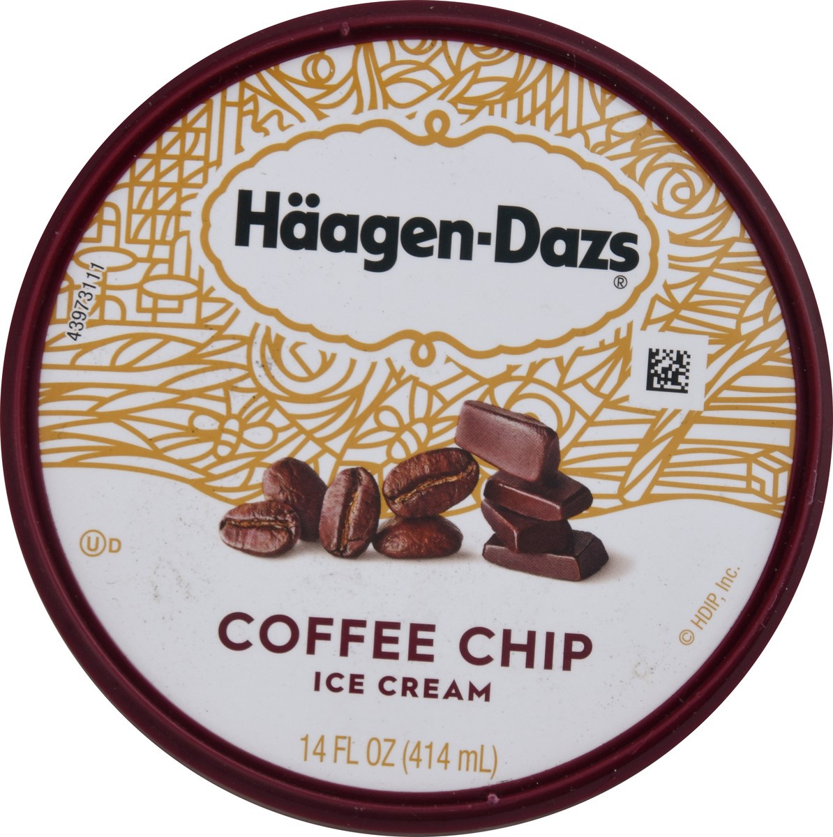 slide 9 of 9, Häagen-Dazs Coffee Chip Ice Cream 14 fl oz, 14 fl oz