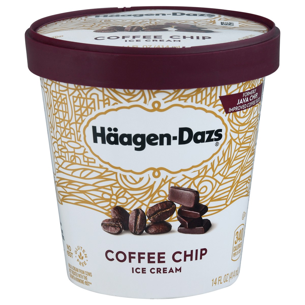slide 1 of 9, Häagen-Dazs Coffee Chip Ice Cream 14 fl oz, 14 fl oz