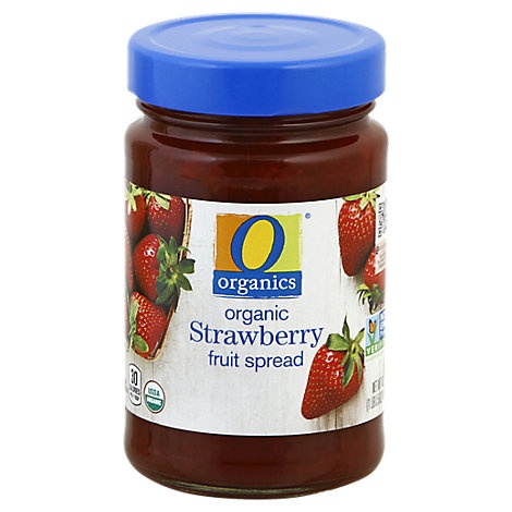 slide 1 of 1, O Organics Fruit Spread Strawberry, 16.5 oz