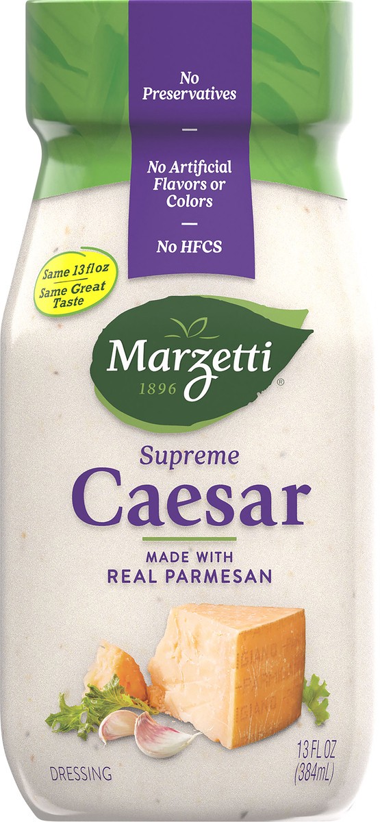 slide 2 of 9, Marzetti Supreme Caesar Dressing, 13 fl oz