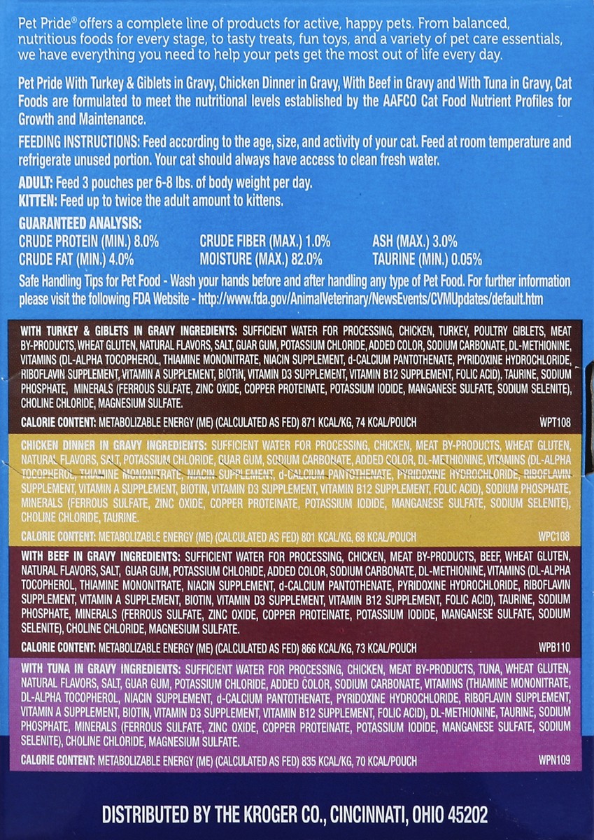 slide 3 of 4, Pet Pride Cat & Kitten Food 12 ea, 12 ct