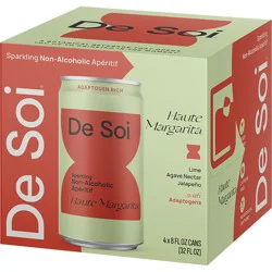 De Soi Sparkling Non-Alcoholic Haute Margarita Aperitif 4 - 8 fl oz Cans