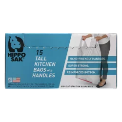 Hippo Sak 13 Gal Handle Trash Bag