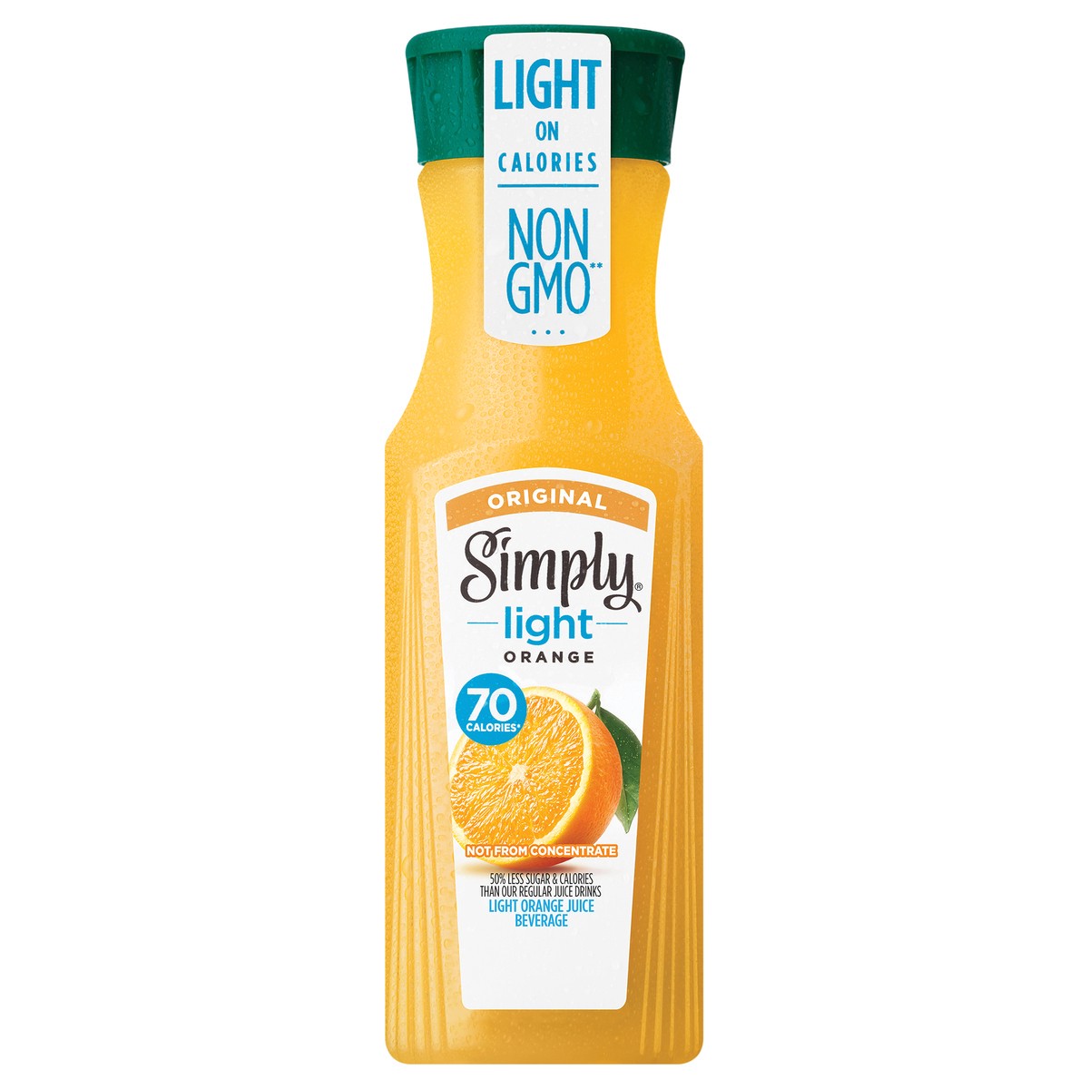 slide 1 of 4, Simply Light Orange Pulp Free Bottle, 11.5 fl oz, 11.5 fl oz