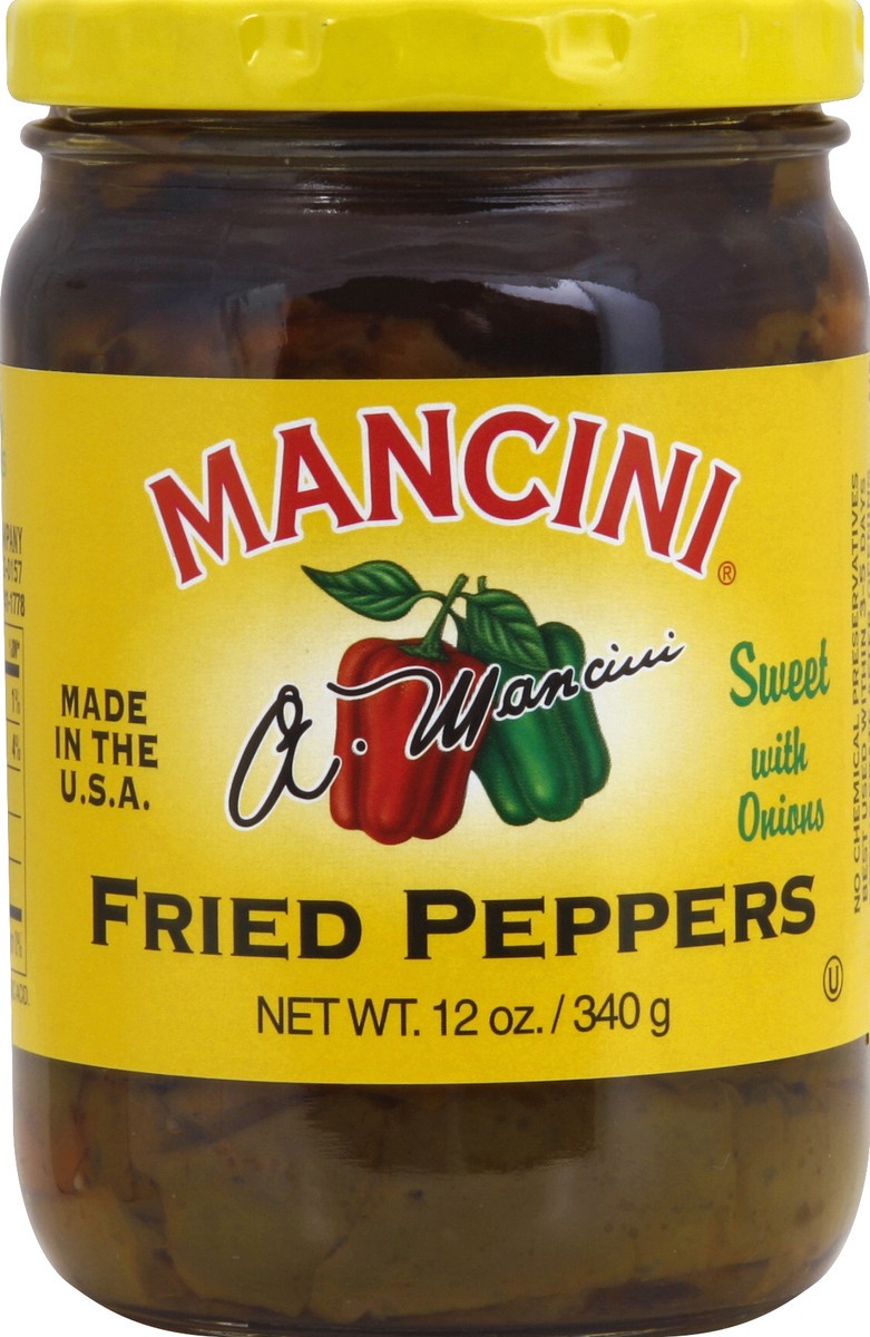 slide 2 of 2, Mancini Fried Peppers with Onions 12 oz, 12 oz