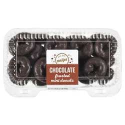 Fresh from Meijer Chocolate Frosted Mini Donut, 16 oz
