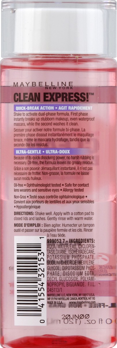 slide 2 of 3, Maybelline Waterproof Eye Makeup Remover 4 oz, 4 oz