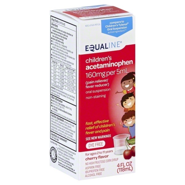 slide 1 of 1, Equaline Pain Relief Child, 4 oz