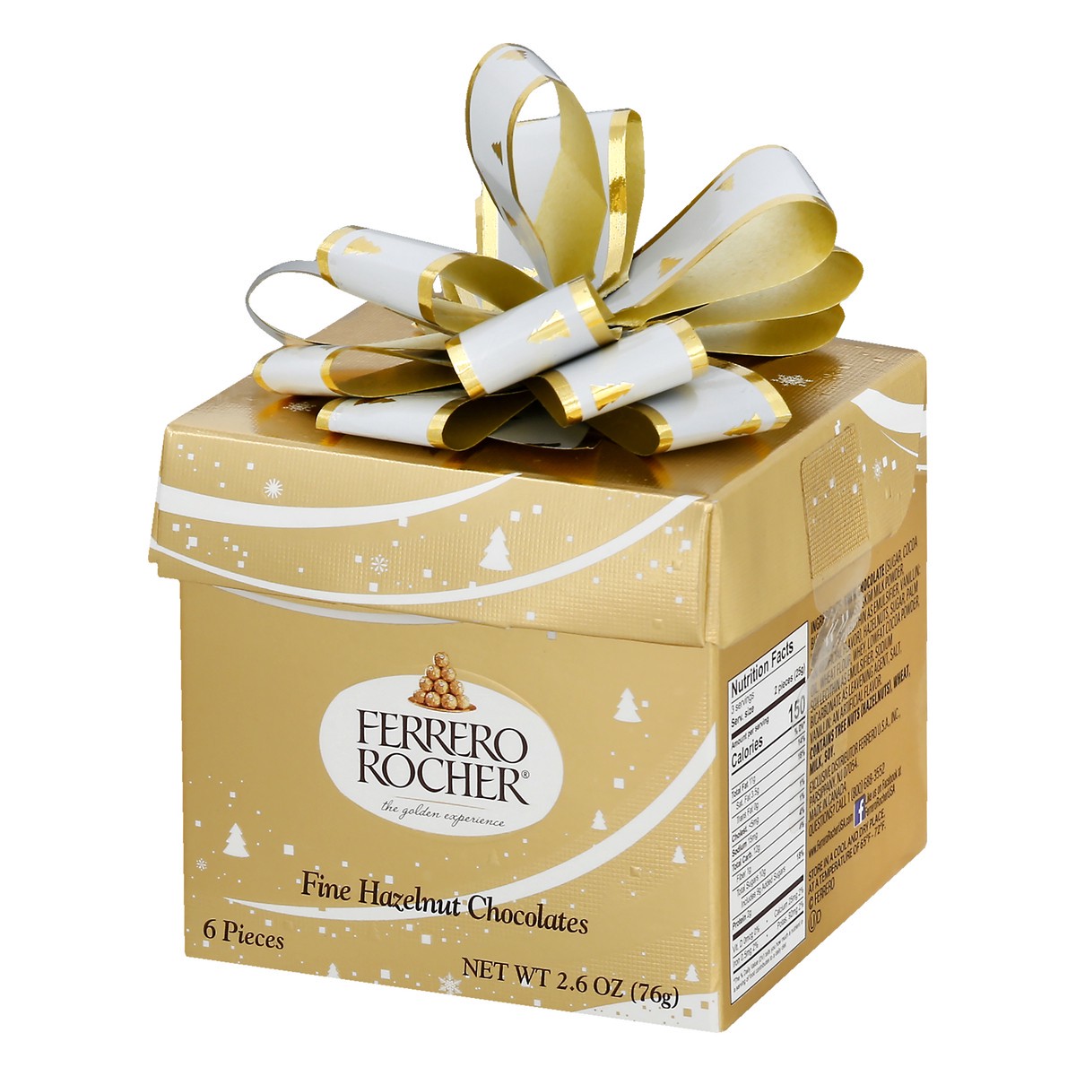 slide 2 of 10, Ferrero Rocher Hazelnut Chocolate Gift Set, 2.6 oz