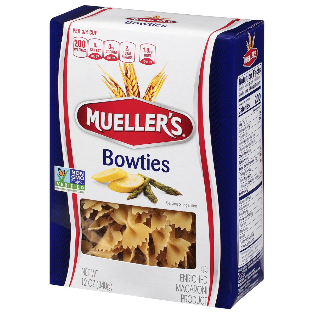 slide 9 of 9, Mueller's Bowties 12 oz, 12 oz