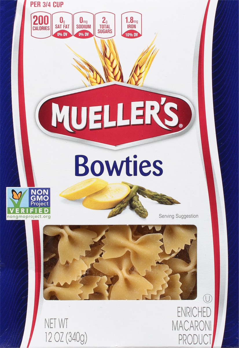 slide 8 of 9, Mueller's Bowties 12 oz, 12 oz