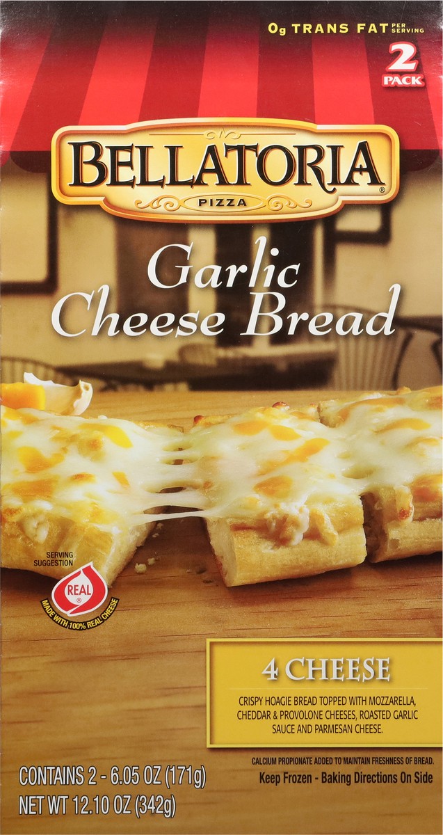 slide 7 of 17, Bellatoria 4 Cheese Garlic Cheese Bread 2 - 6.05 oz Packs, 15 oz