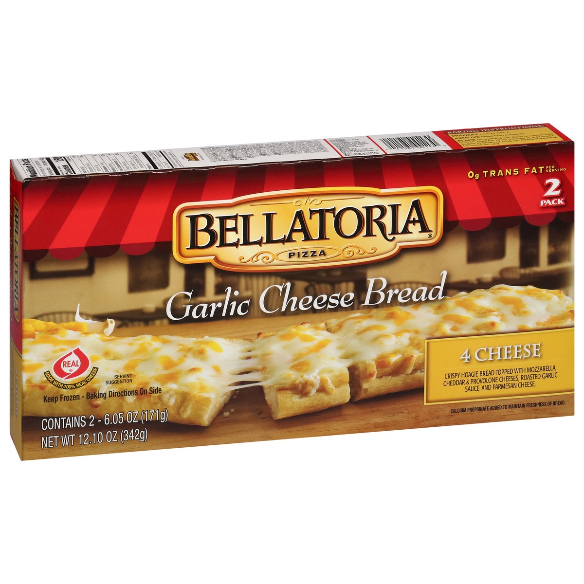 slide 3 of 17, Bellatoria 4 Cheese Garlic Cheese Bread 2 - 6.05 oz Packs, 15 oz