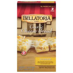 Bellatoria 4 Cheese Garlic Cheese Bread 2 - 6.54 oz Packs