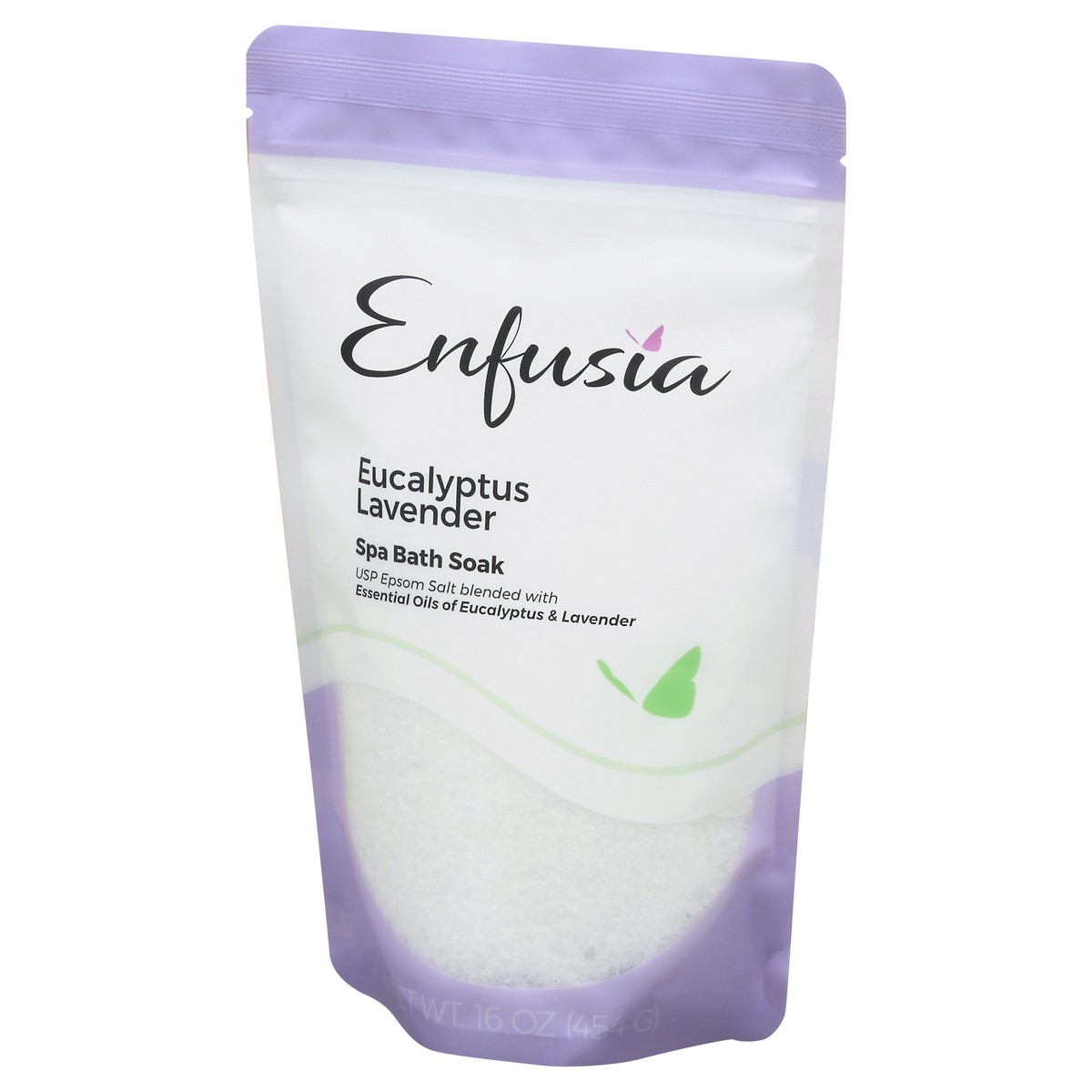 slide 4 of 9, Enfusia Eucalyptus Lavender Spa Bath Soak 16 oz, 16 oz