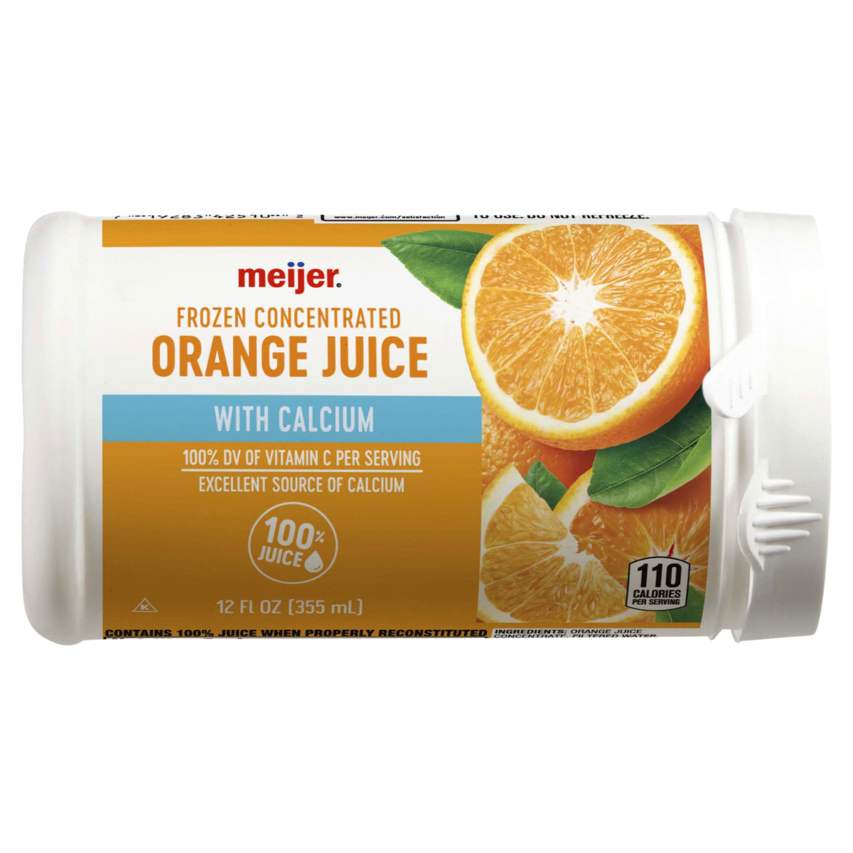 slide 1 of 3, Meijer Frozen Calcium Added Orange Juice Concentrate, 12 oz
