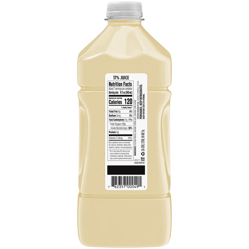 slide 2 of 2, Cold-Pressed Organic Lemonade Juice - 59 fl oz, 59 fl oz