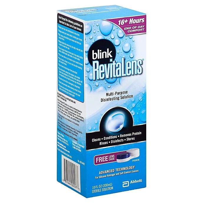 slide 1 of 8, RevitaLens Ocutec Multipurpose Disinfecting Solution, 10 fl oz