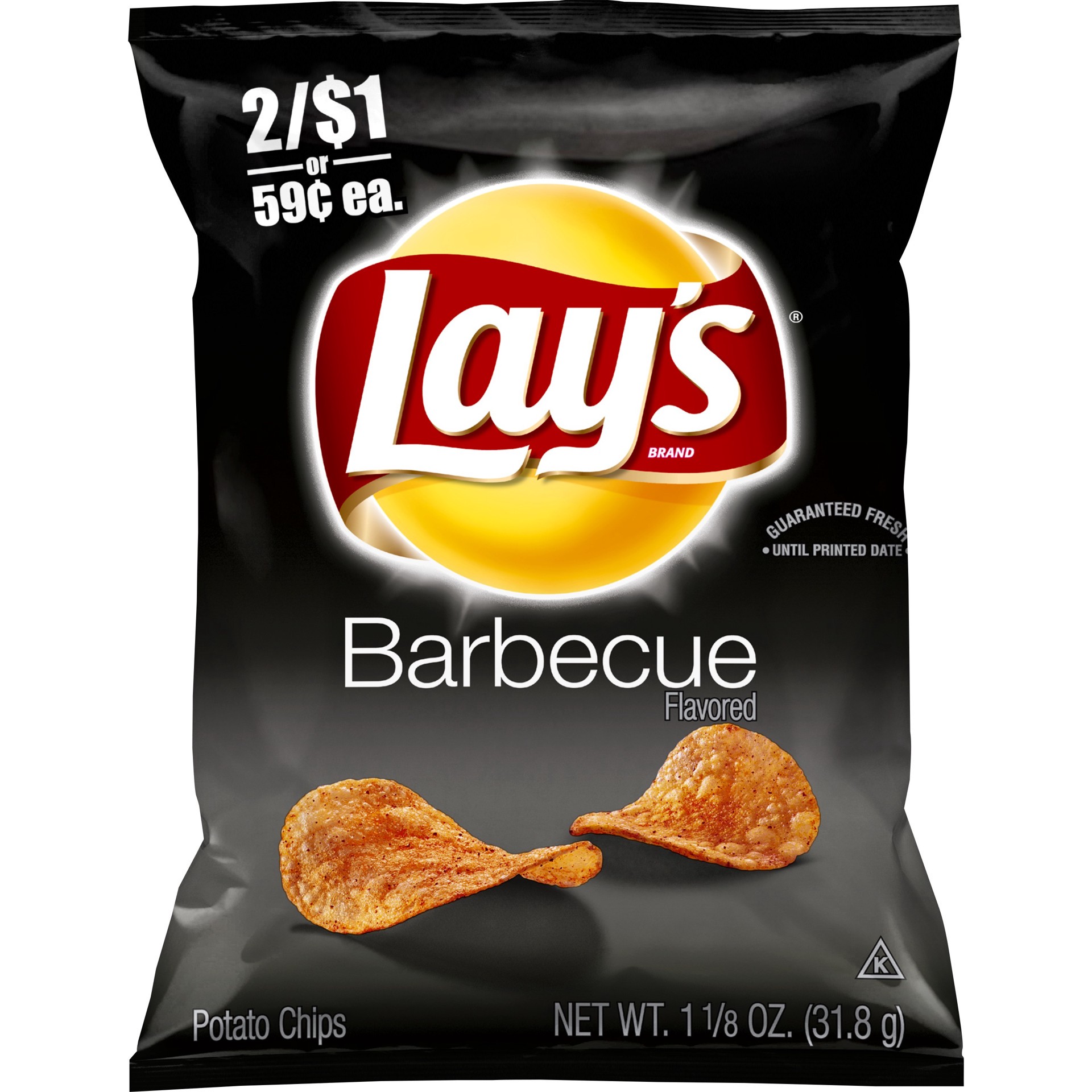 slide 1 of 5, Lay's Lays Barbeque Chips, 1.13 oz