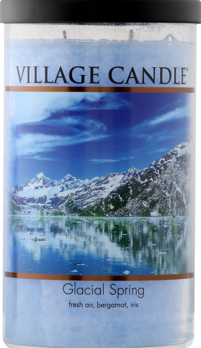 slide 6 of 9, Village Candle Black Decor Glacial Spring Candle 19 oz, 19 oz