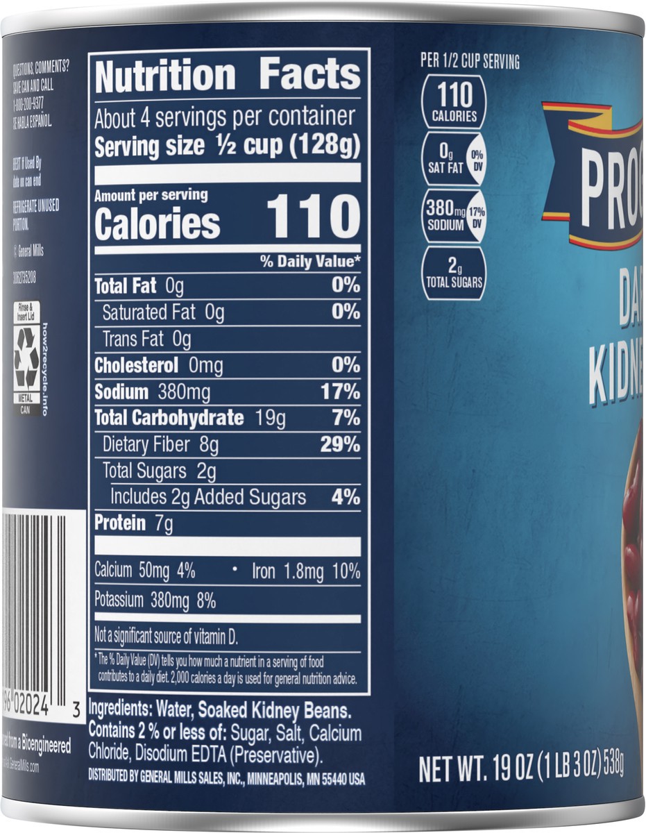 slide 8 of 11, Progresso Dark Red Kidney Beans, 19 oz., 19 oz