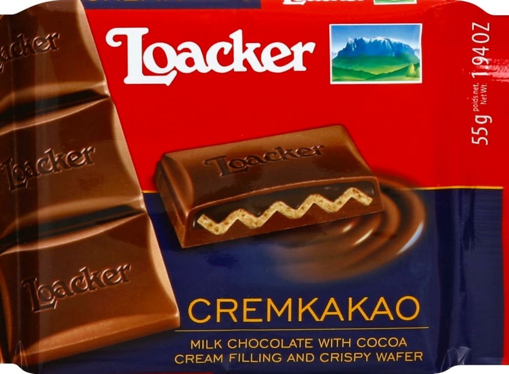 slide 1 of 1, LOACKER Wafer 55 gr, 55 g