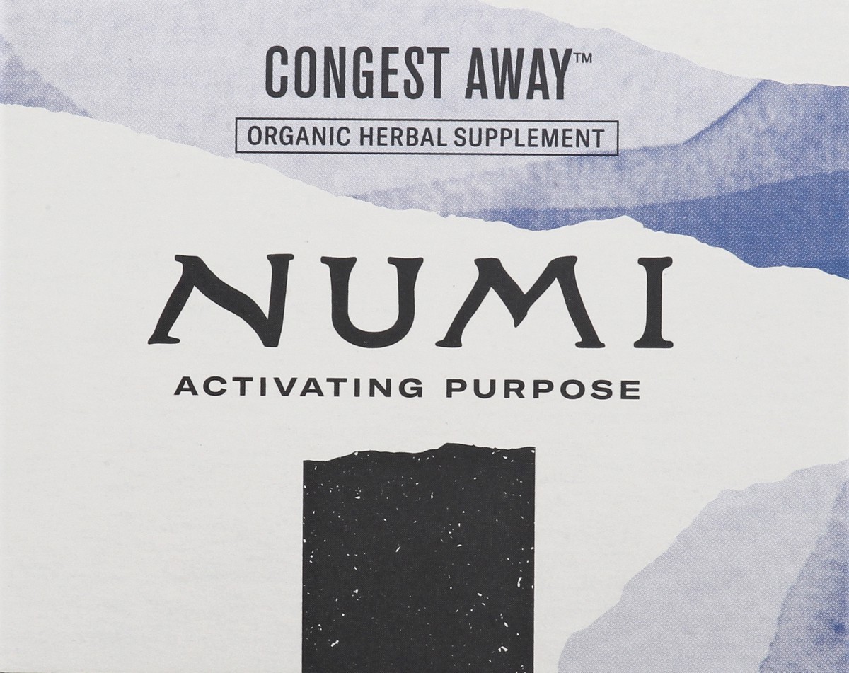 slide 4 of 13, Numi Bags Organic Congest Away Herbal Tea 16 ea, 16 ct