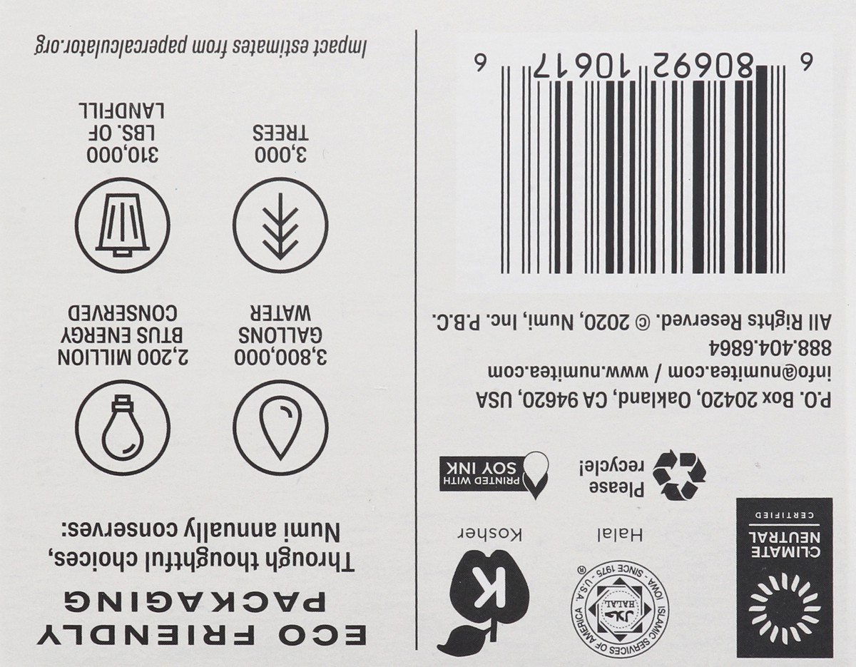 slide 8 of 13, Numi Bags Organic Congest Away Herbal Tea 16 ea, 16 ct