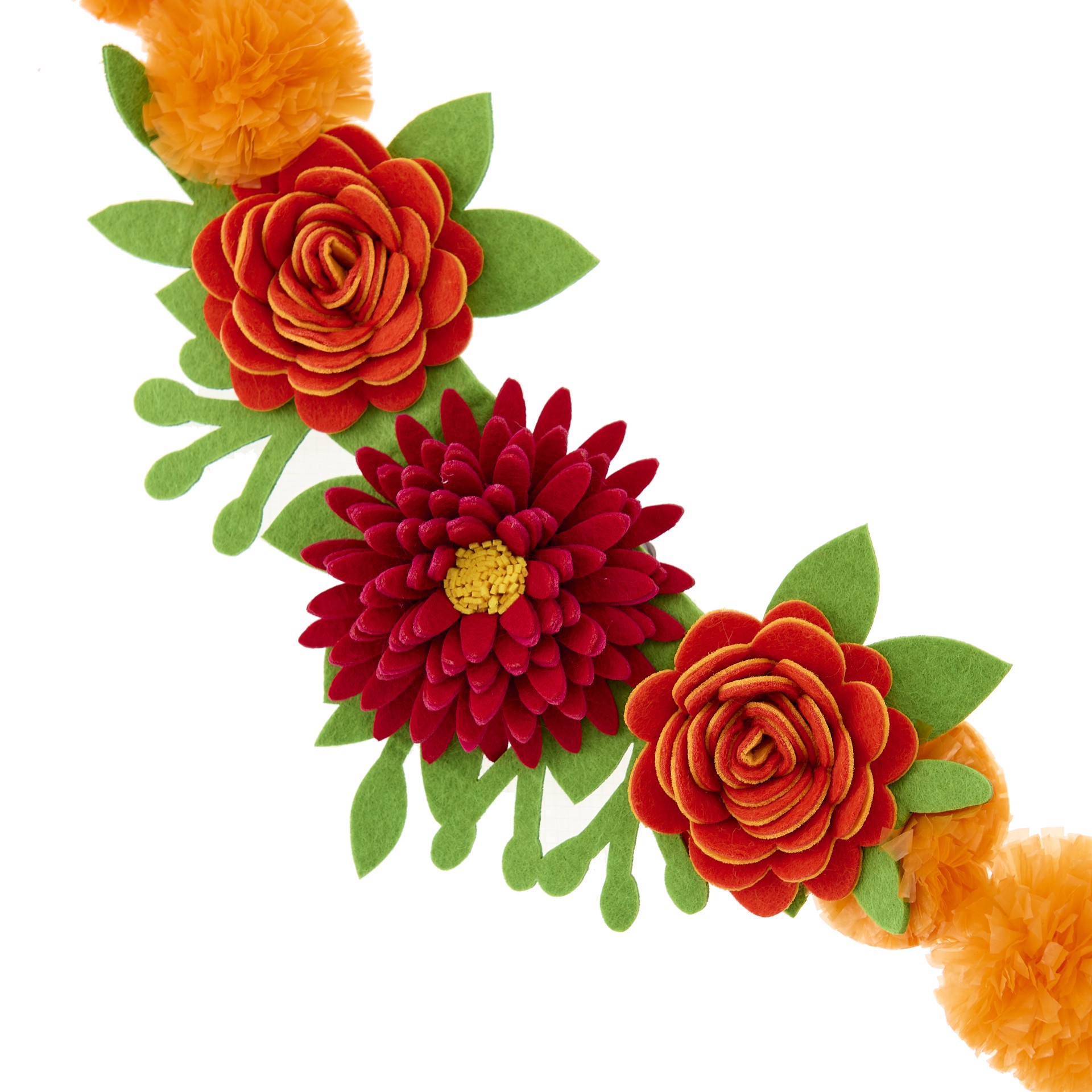 slide 2 of 2, 6ft. Felt Flower Garland By Ashland, 6 ft