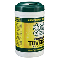 slide 24 of 29, Simple Green Heavy Duty Wipes Part number 25843, 75 ct
