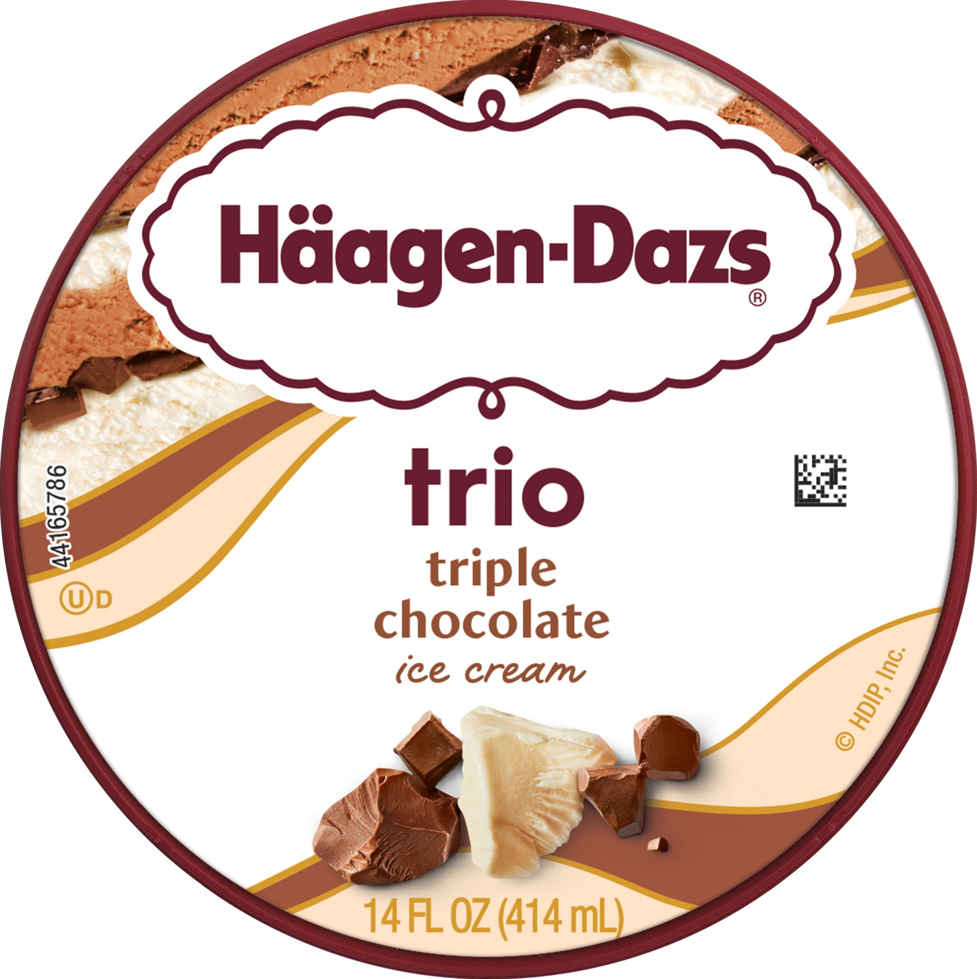 slide 7 of 7, Häagen-Dazs Trio Crispy Layers Triple Chocolate Ice Cream, 14 fl oz