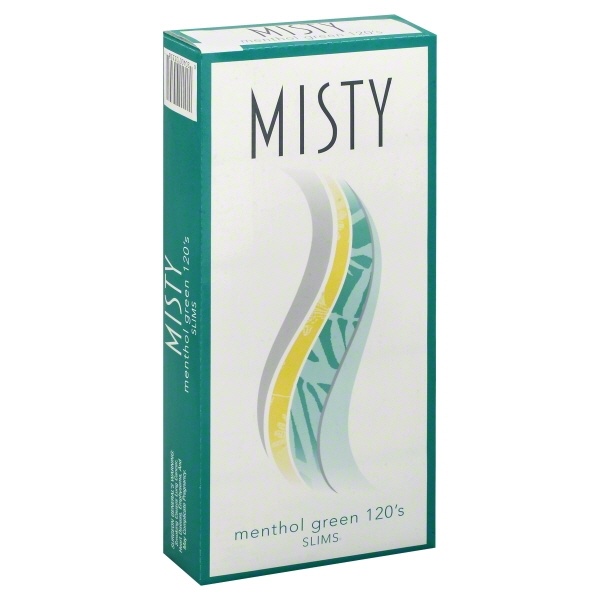 slide 1 of 1, Misty's Slims Menthol 120s Cigarettes, 10 ct