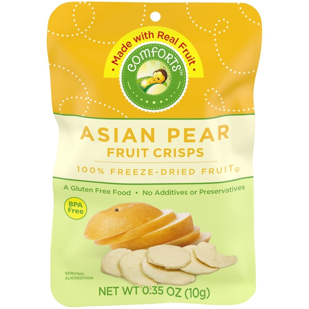 slide 1 of 1, Comforts Freeze Dried Asian Pear Fruit Crisps, 0.35 oz