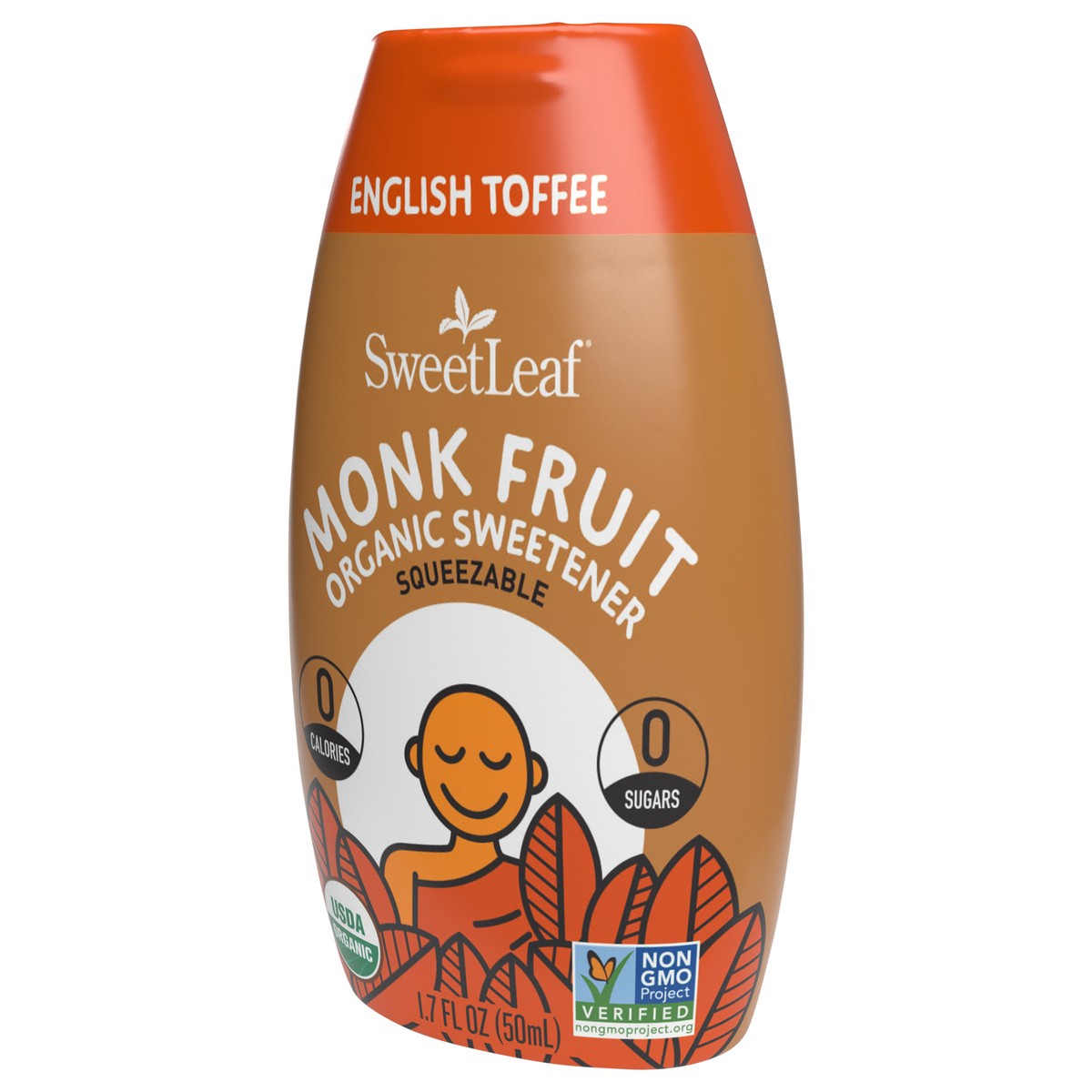 slide 3 of 5, SweetLeaf Org English Toffee Mnkfruit,