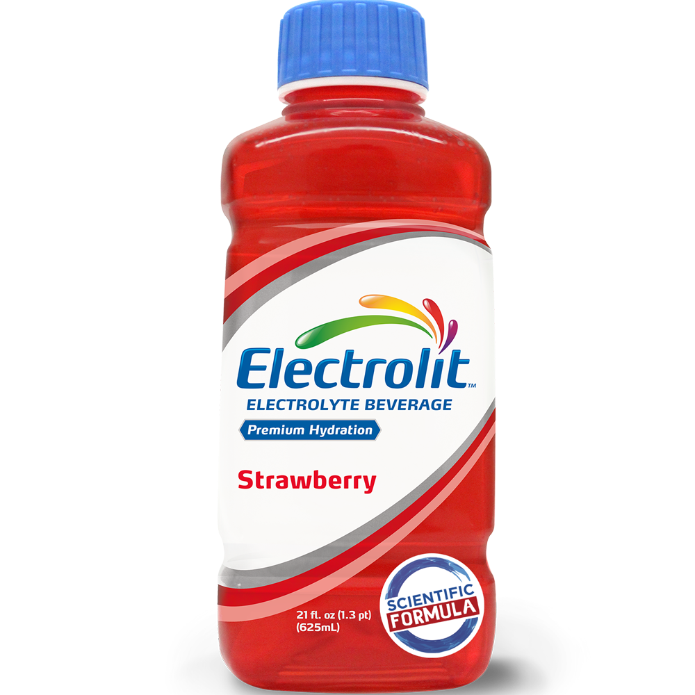 slide 1 of 1, Electrolit Strawberry Premium Hydration Electrolyte Beverage, 21 fl oz