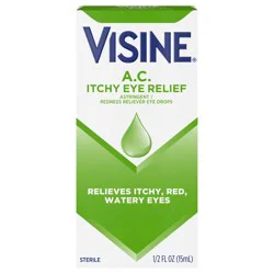 Visine A.C. Itchy Eye Relief & Redness Relief Eye Drops, 0.5 fl. oz