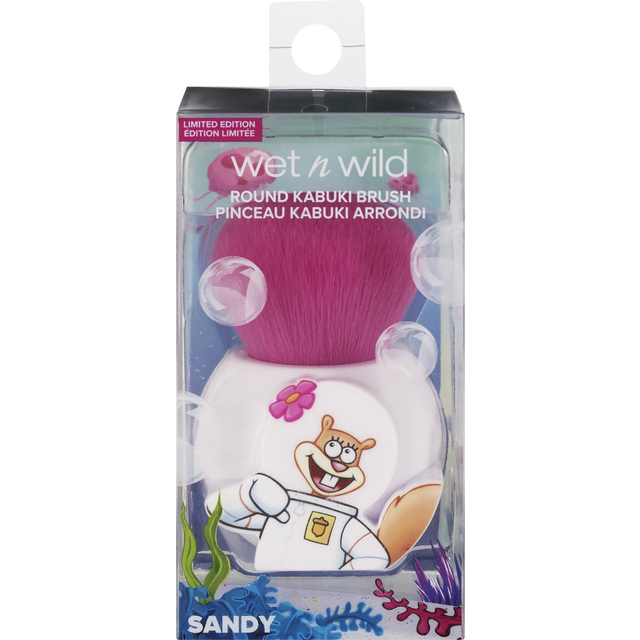 slide 1 of 1, wet n wild Sandy Round Kabuki Brush, 1 ct