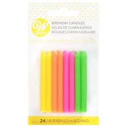 Wilton 2.44 In Birthday Candles 24 Each