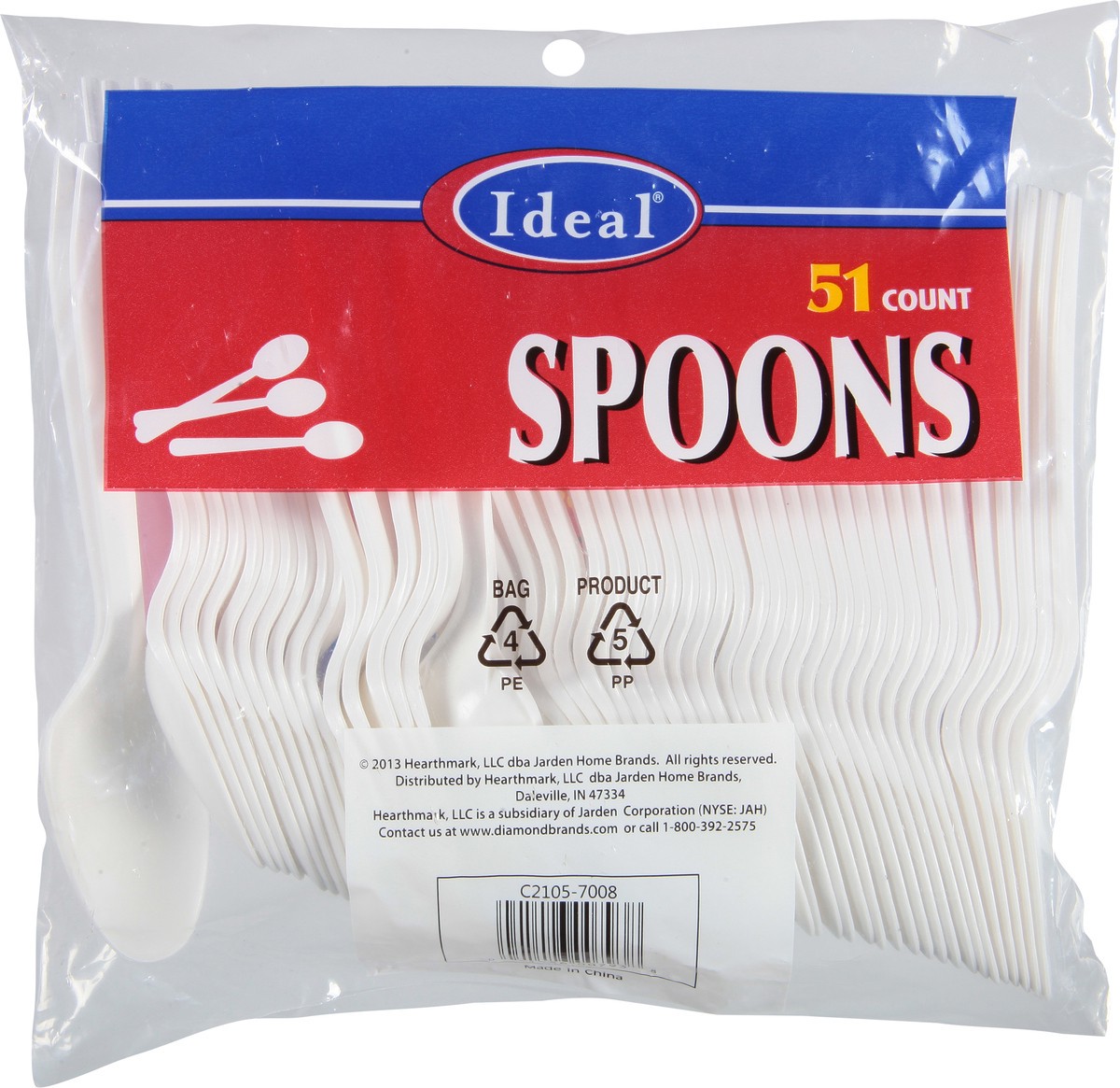 slide 3 of 11, Ideal Disposable Spoons 51 ea, 51 ct