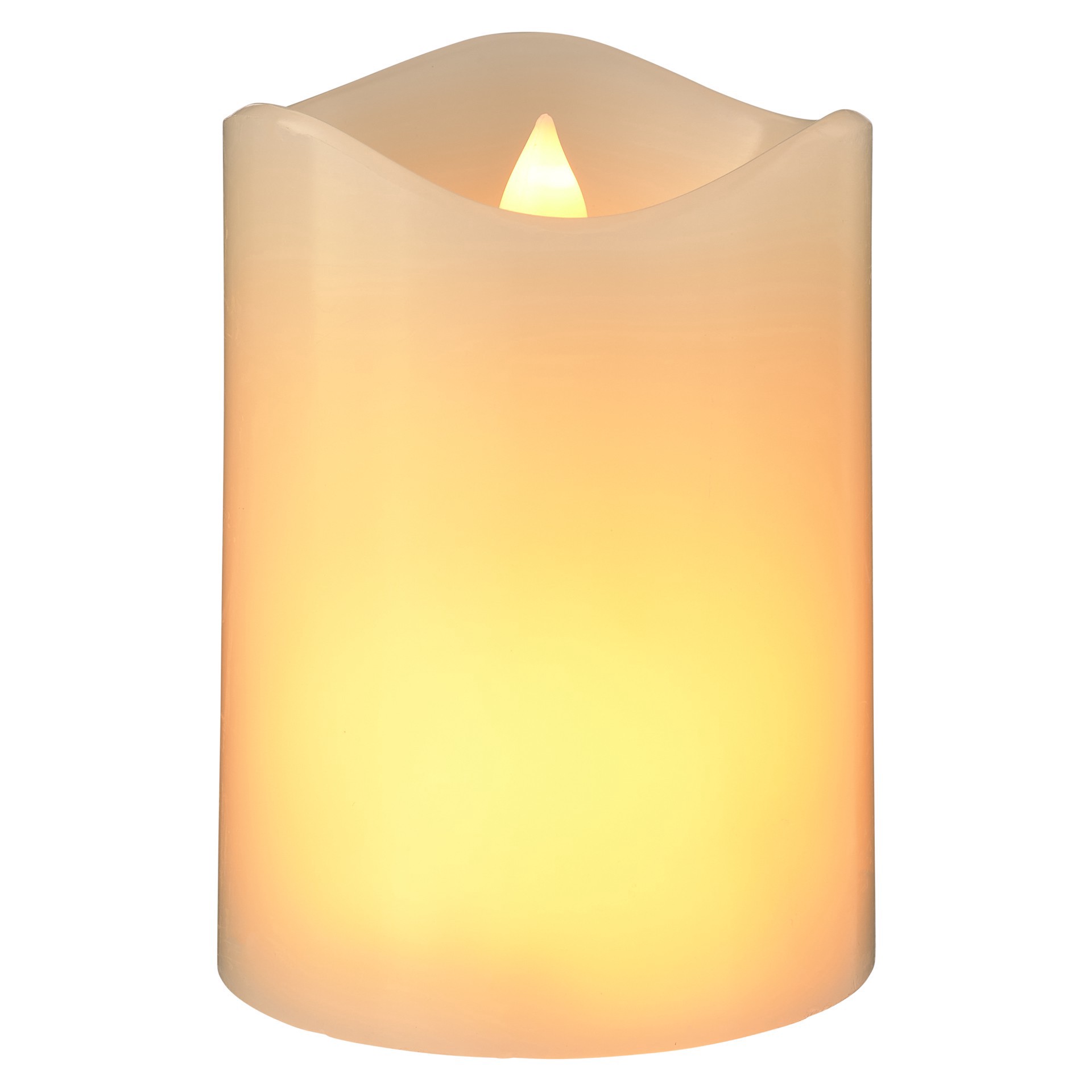 slide 2 of 4, 3" X 4" Led Flame Pillar Candle By Ashland, 3 in x 4 in